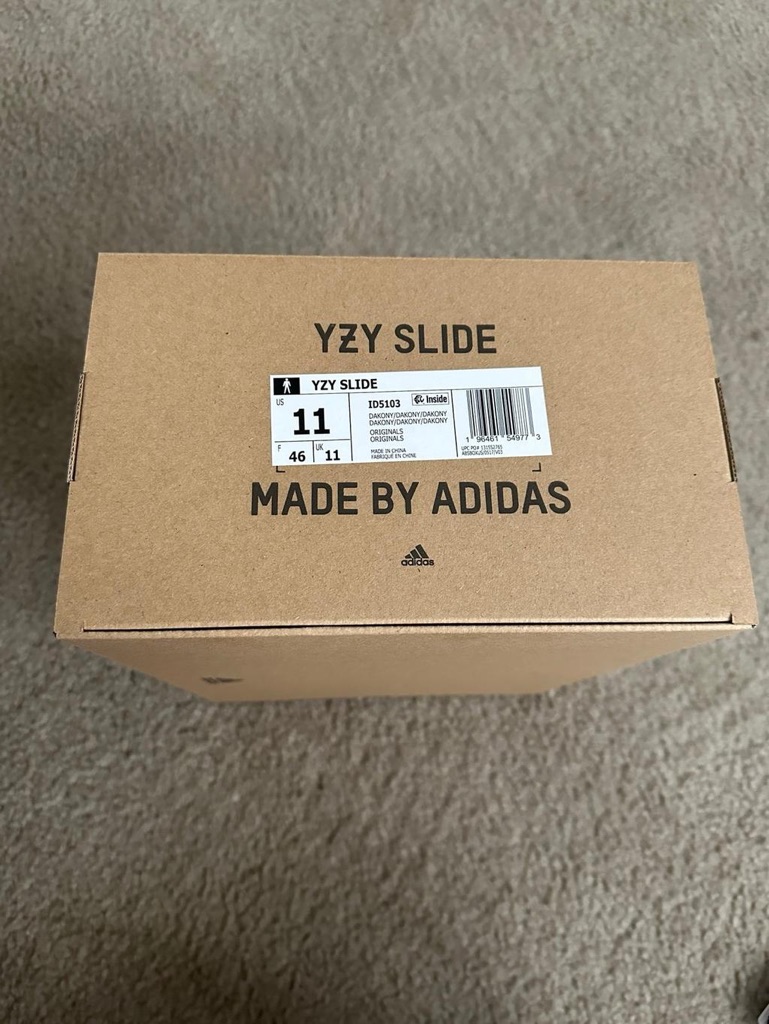 Adidas Yzy Slide Box  Kraft Brown